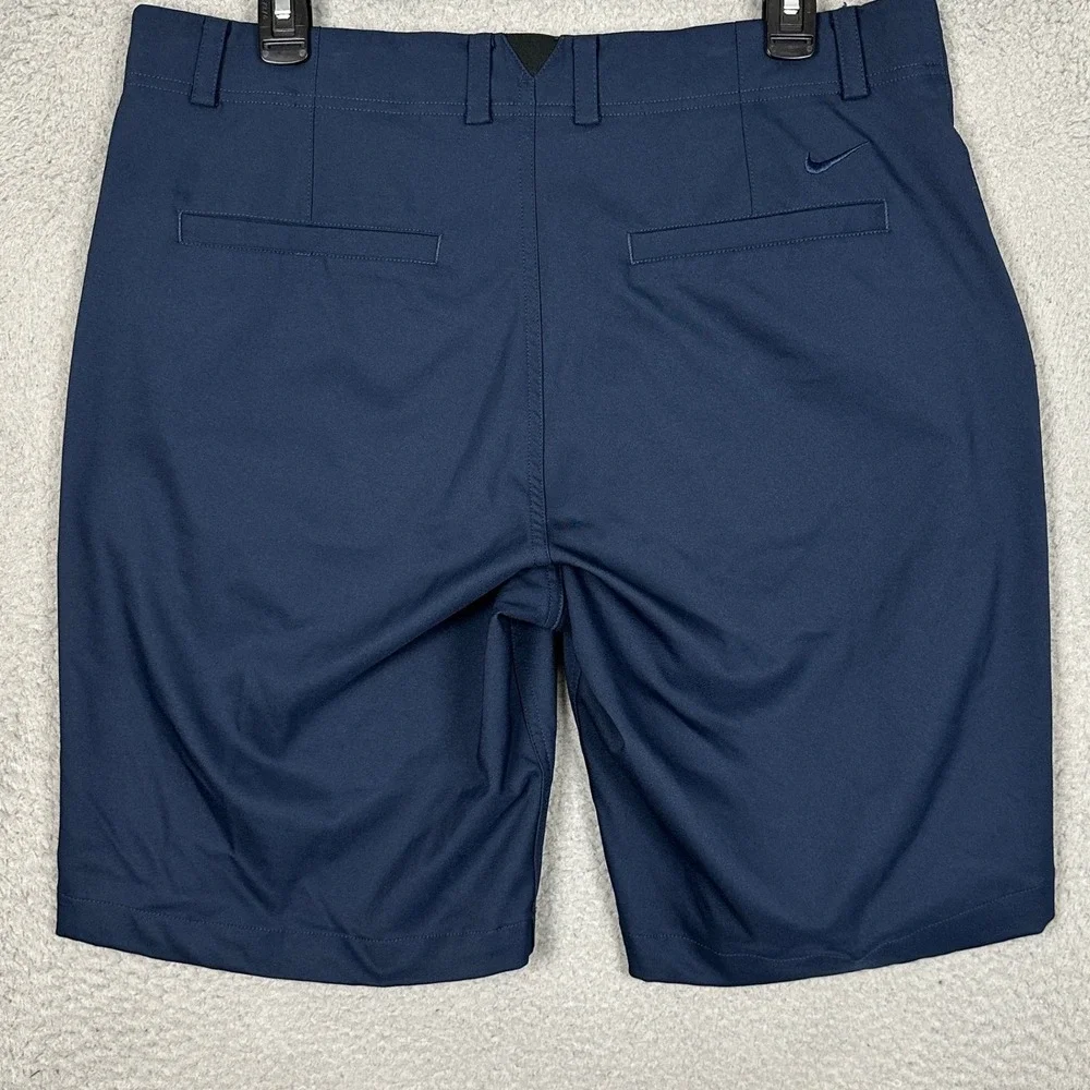Nike Shorts Mens 34 Drifit Golf Navy Blue Performance Pockets Outdoor Casual